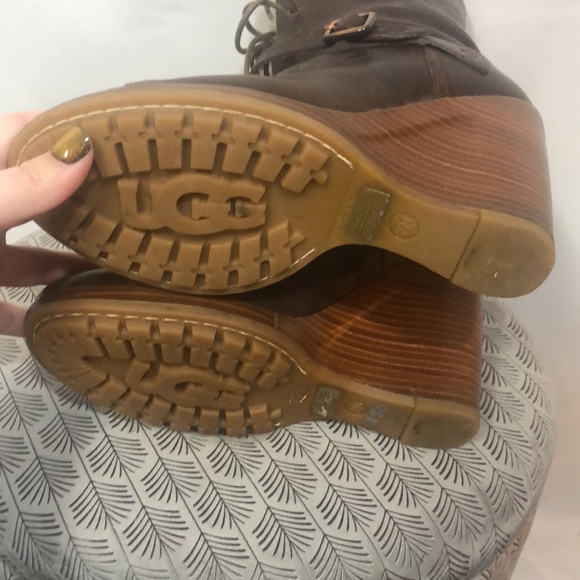 Ugg shearling wedge boots - Picture 7 of 10